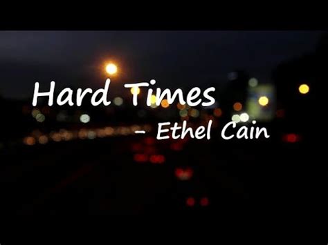 Ethel Cain – Hard Times Lyrics .